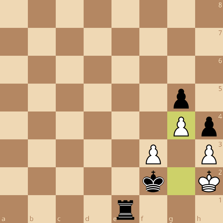Board diagram where a black pawn captures en passant to deliver checkmate